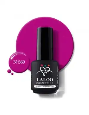 569 Mystic Magenta Féltartós körömlakk 15ml, nagykereskedés , Laloo Cosmetics Népszerű