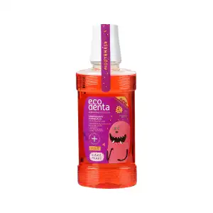 Árcsökkenés Szájvíz eper ízű gyerekeknek 3+, Ecodenta, 250 ml, nagyker