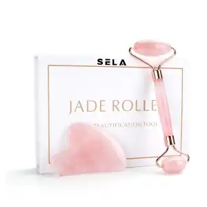 Utolsó esély Rola Jade és Gua Sha készlet arc- és testmasszázshoz,...