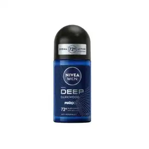 NIVEA ROLL ON MEN DEEP FEKETE SZÉN SÖTÉT FA,... Biztonságos vásárlás