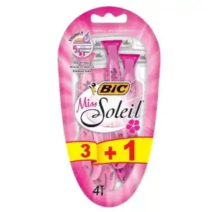 Árengedmény BIC Miss Soleil borotva, női, 3+1 db, nagykereskedelem, BIC