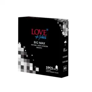 Love Plus Big Max óvszer, 56 mm átmérőjű, 3 db,... Biztonságos vásárlás