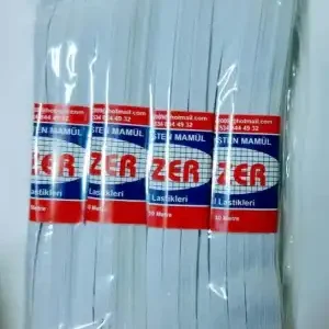 Újdonság Vékony textil gumiszalag 10m, nagykereskedelem