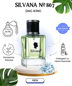 Eau de parfum férfi Silvana D&G King 867, 50ml nagyker,... Legkelendőbb