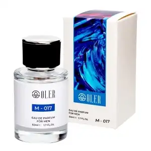 Oler M017 Eau de Parfum, Vissza fekete, Virágos-Fűszeres, Férfi, 50 ml, nagyker, Fekete Gyors kiszállítás