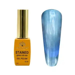 Vásárlói kedvenc Glass Cat Eyes félpermanens körömlakk, ólomüveg hatású 8ml, 04 20542, nagyker