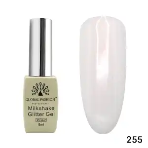 Kedvezmény Félpermanens körömlakk, Milkshake Glitter, Global Fashion...
