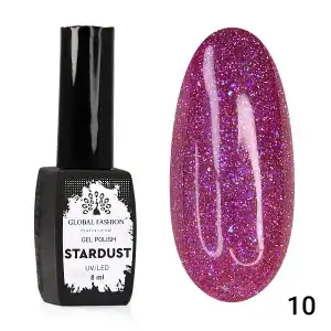 Vásárlói kedvenc Stardust félpermanens körömlakk, fényvisszaverő, Global...