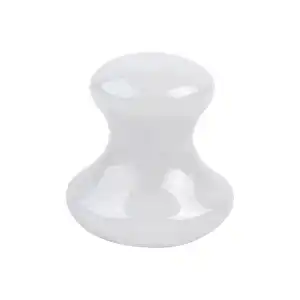 Biztonságos fizetés Fehér Jade Gua Sha Kő Masszázshoz Gomba Alakú Sela,...