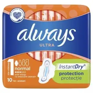 Always Ultra Normal Plus nedvszívó sebtapaszok, 10 db, 1-es... Újdonság