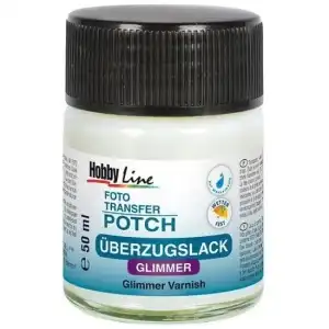 Védőlakk fotótranszferhez 50 ml - csillámporral - 49982 -... Expressz kézbesítés