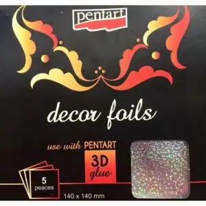 20745 - 5 db-os transzferfólia készlet, holografikus... Ne maradj le
