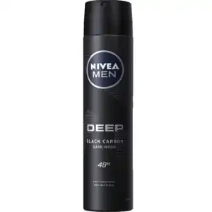 Vásárlói kedvenc Nivea DEEP Black Carbon férfi dezodor spray, 200 ml,...