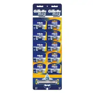 Biztonságos vásárlás GILLETTE BLUE 3 COMFORT BOROTVA 10 db, SUPERVA ENGROSS,...