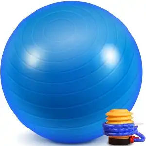 Biztonságos fizetés 65 cm-es tornalabda, nagy jóga gyakorlatokhoz + pumpa - S062