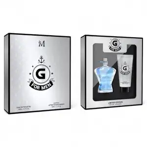 Végkiárusítás MBG08 – G FOR MEN AJÁNDÉKSZETT – Eau de Parfum 50 ml +...