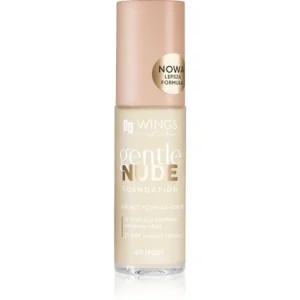 AA Wings of ColorGentle Nude Foundation folyékony make-up hidratáló hatással Különleges ajánlat