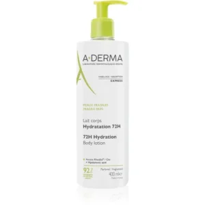 Árcsökkenés A-DermaEssentials Body Lotion 72h Hydration hidratáló testápoló tej