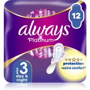 AlwaysPlatinum Night Size 3 egészségügyi betétek éjszakára Biztonságos fizetés