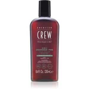 American Crew3 in 1 Chamimile + Pine 3 az 1 sampon, kondicionáló és tusfürdő uraknak Vásárlói kedvenc