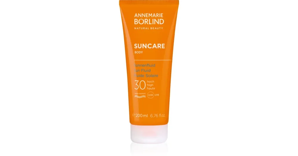 ANNEMARIE BÖRLINDSUNCARE fluid testre napozáshoz Gyors kiszállítás