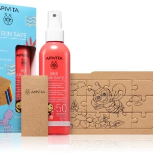 Újdonság ApivitaBee Sun Safe Kids Gift Set ajándékszett napozáshoz SPF 50