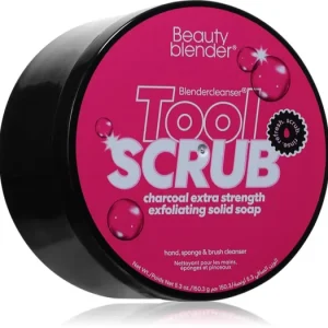Akciós ár beautyblender®Tool Scrub Charcoal szilárd ecset- és sminkszivacs tisztító