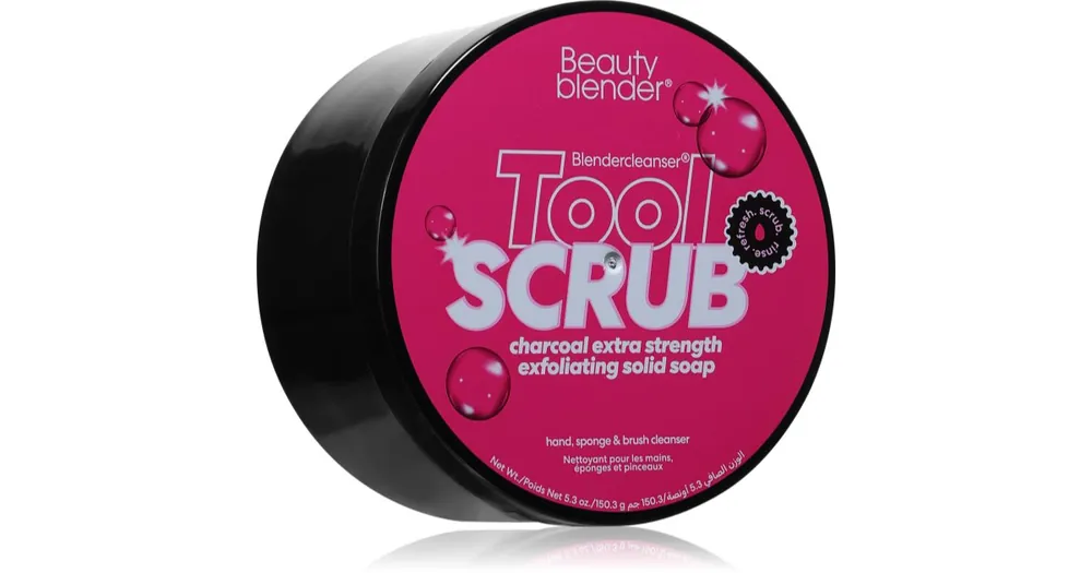 Akciós ár beautyblender®Tool Scrub Charcoal szilárd ecset- és sminkszivacs tisztító