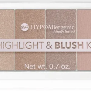 BellHYPOallergenic bőrélénkítő és arcpirosító sminkpaletta Szuper akció