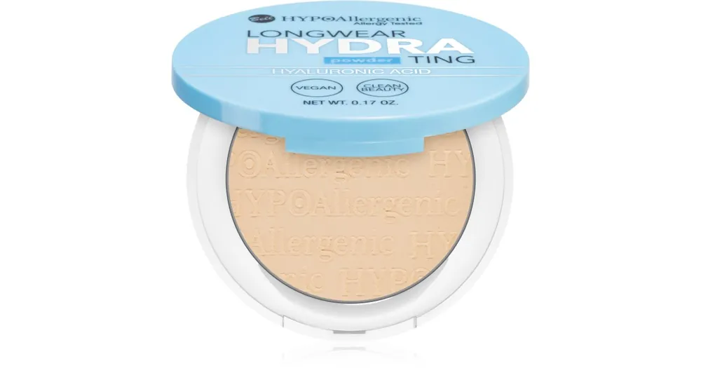 Vedd meg online BellHYPOallergenic Hydrating kompakt púder hialuronsavval