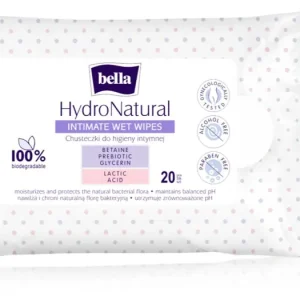 Vedd meg most BELLAHydroNatural nedves törlőkendők intim higiéniára