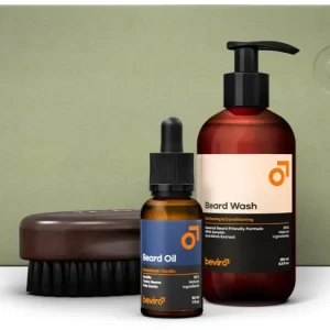 BeviroHonkatonk Vanilla Beard Care Kit ajándékszett szakállra Árcsökkenés