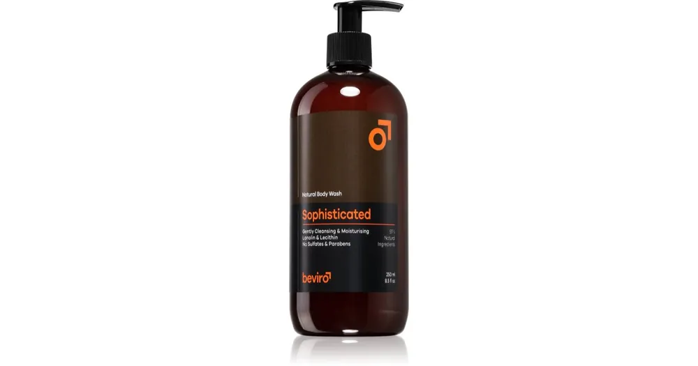 BeviroNatural Body Wash Sophisticated fürdőgél férfiaknak Bestseller