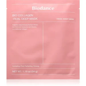 Azonnal elérhető BiodanceBio-Collagen Real Deep Mask intenzív hidrogélmaszk hidratálja a bőrt és minimalizálja a pórusokat