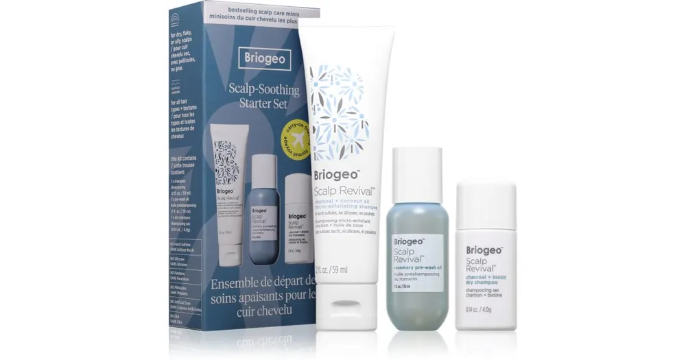 BriogeoScalp-Soothing Starter Set ajándékszett hajra hölgyeknek Kedvezményes ár
