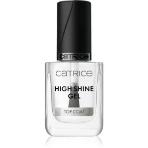 Árcsökkenés CatriceHigh Shine Gel Top Coat fedő lakk a körmökre a tökéletes védelemért és intenzív fényért