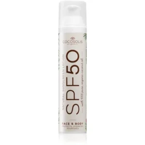Kedvezmény COCOSOLISNatural Sunscreen Lotion védőkrém napozásra SPF 50