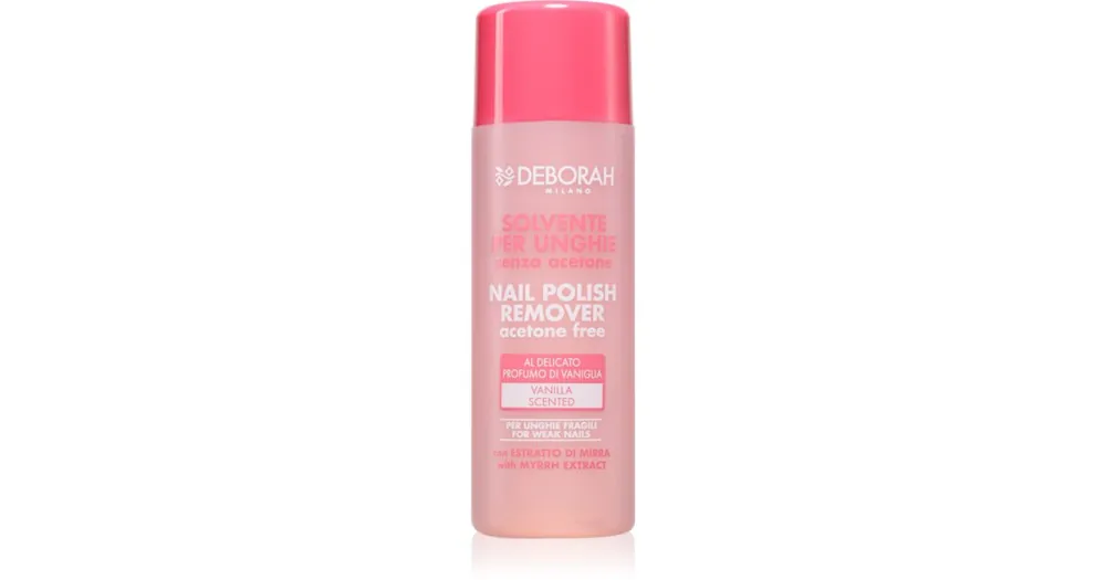 Deborah MilanoNail Polish Remover körömlakklemosó aceton nélkül Ne maradj le