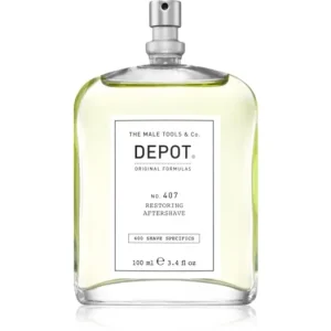 Gyors szállítás DEPOT400 SHAVE SPECIFICS NO. 407 RESTORING AFTERSHAVE frissítő borotválkozás utáni víz