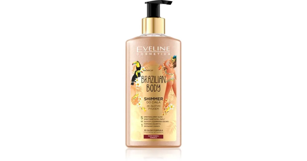 Outlet Eveline CosmeticsBrazilian Body testápoló emulzió csillámporral