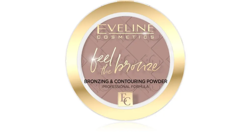 Akció Eveline CosmeticsFeel The Bronze bronzosító és kontúrozó púder