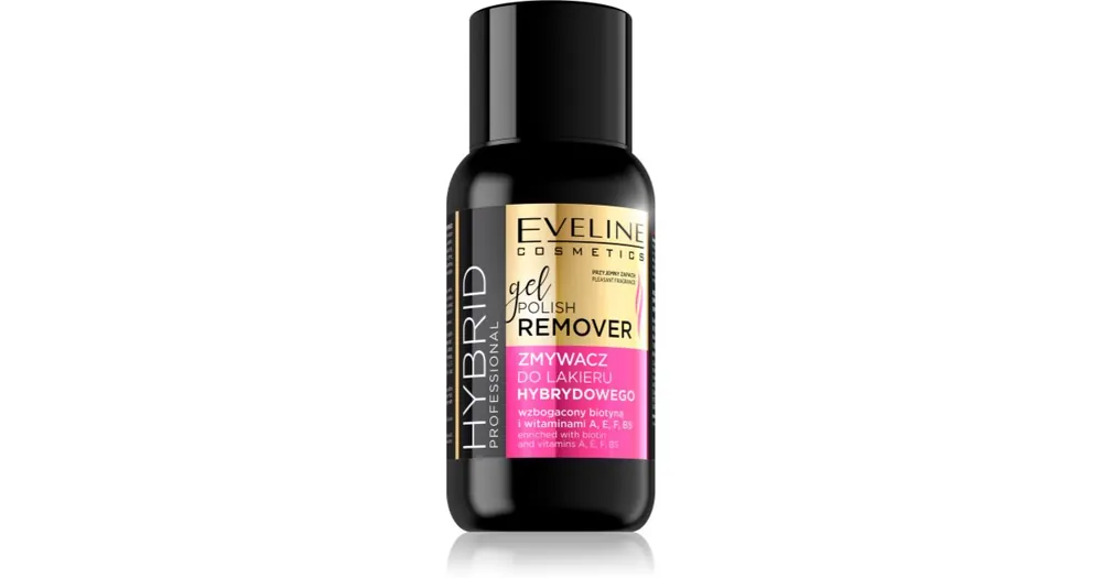 Kedvezmény Eveline CosmeticsHybrid Professional körömlakklemosó A és E vitaminnal