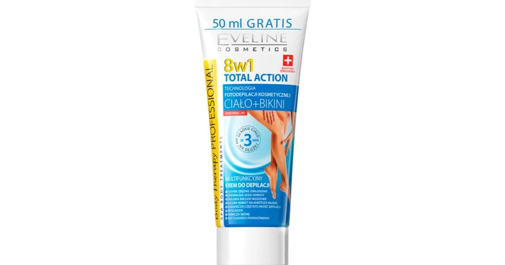 Nézd meg most Eveline CosmeticsTotal Action lábszörtelenítő krém 8 in 1
