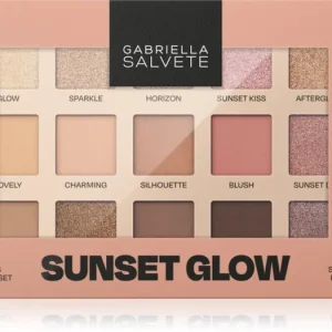 Gabriella SalveteSunset Glow 15 Shades of Sunset szemhéjfesték paletta Expressz kézbesítés