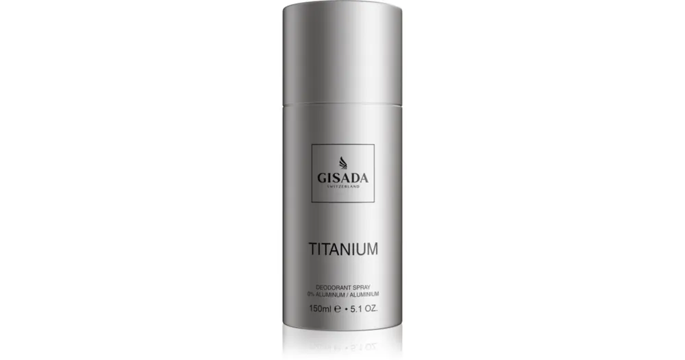 Legnépszerűbb GisadaTitanium spray dezodor alumíniummentes uraknak