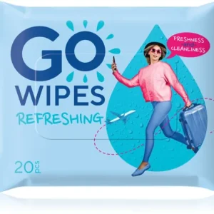GoWipesRefreshing Wet Wipes frissítő nedves törlőkendők kézre Biztonságos fizetés