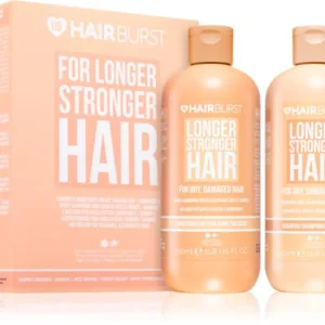 Szuper akció HairburstLonger Stronger Hair Dry, Damaged Hair Set ajándékszett száraz és sérült hajra