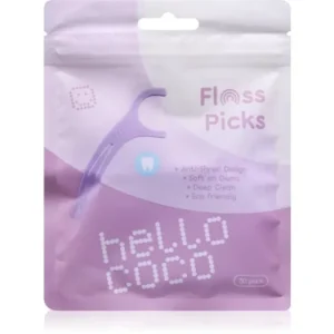 Exkluzív ajánlat hello cocoFloss Picks fogpiszkáló fogselyemmel