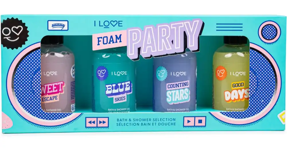 Outlet I LoveFoam Party ajándékszett zuhanyba