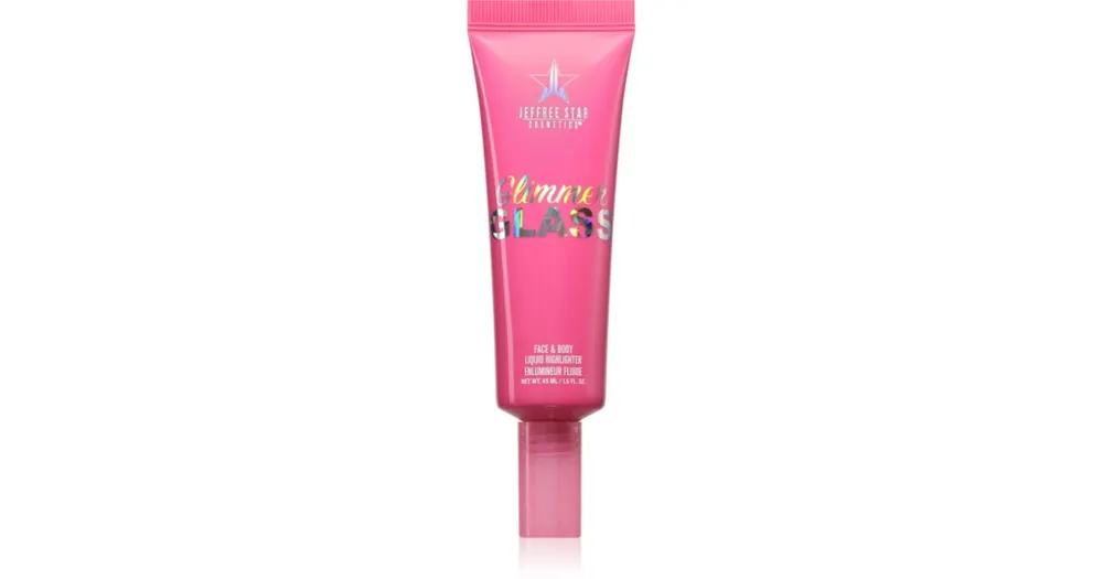 Biztonságos fizetés Jeffree Star CosmeticsGlimmer Glass Face & Body Highlighter folyékony bőrélénkítő testre és arcra